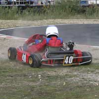 Petrol-powered Go-karts pedal-powered